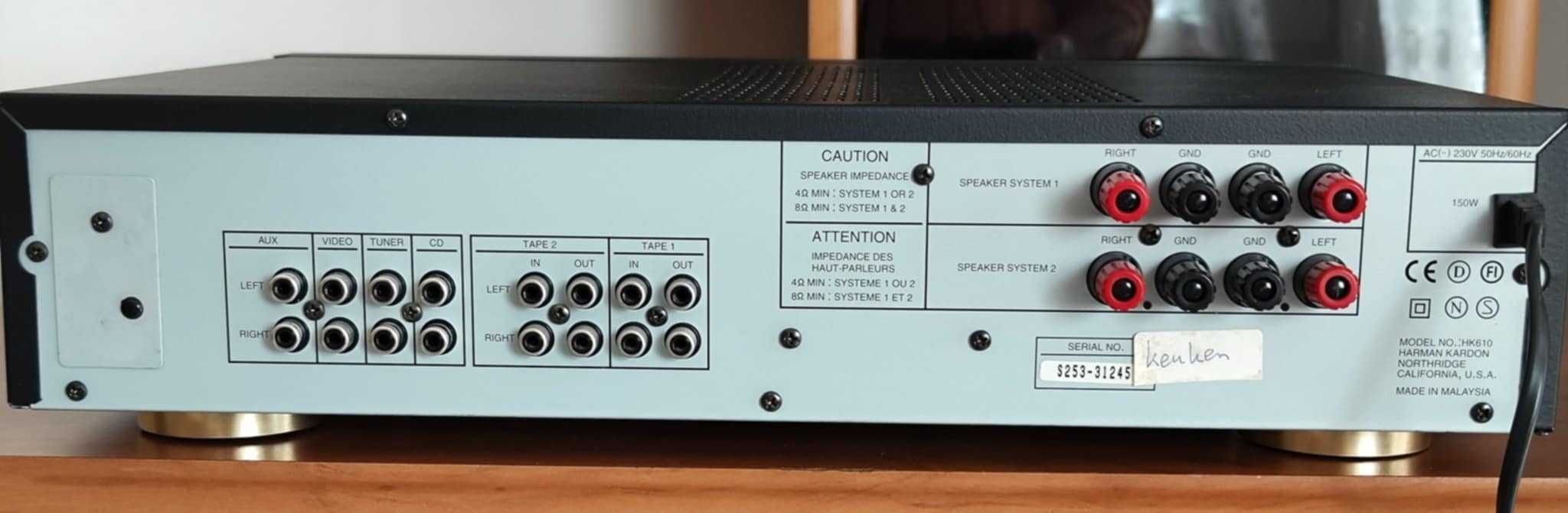 Wzmacniacz stereo Harman Kardon HK 610