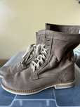 Botki workery wiązane skórzane cienkie Zapato rozm.37