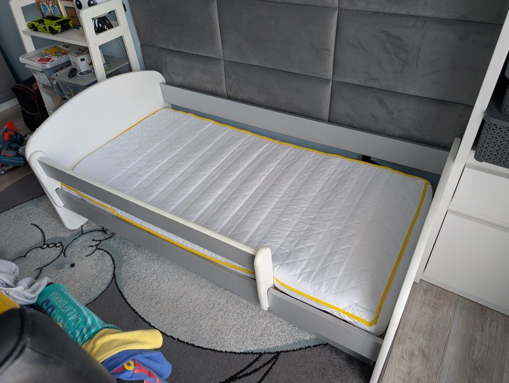 Łóżko dziecięce 160x80 - materac - pojemnik