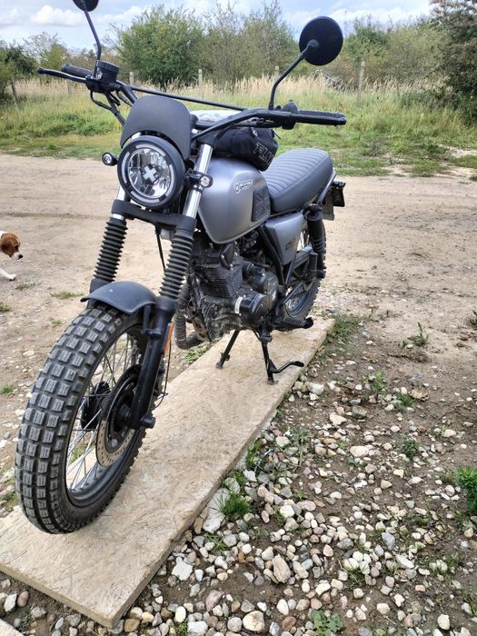 Motocykl Brixton Felsberg 125 #scrambler #caferacer #kat.B
