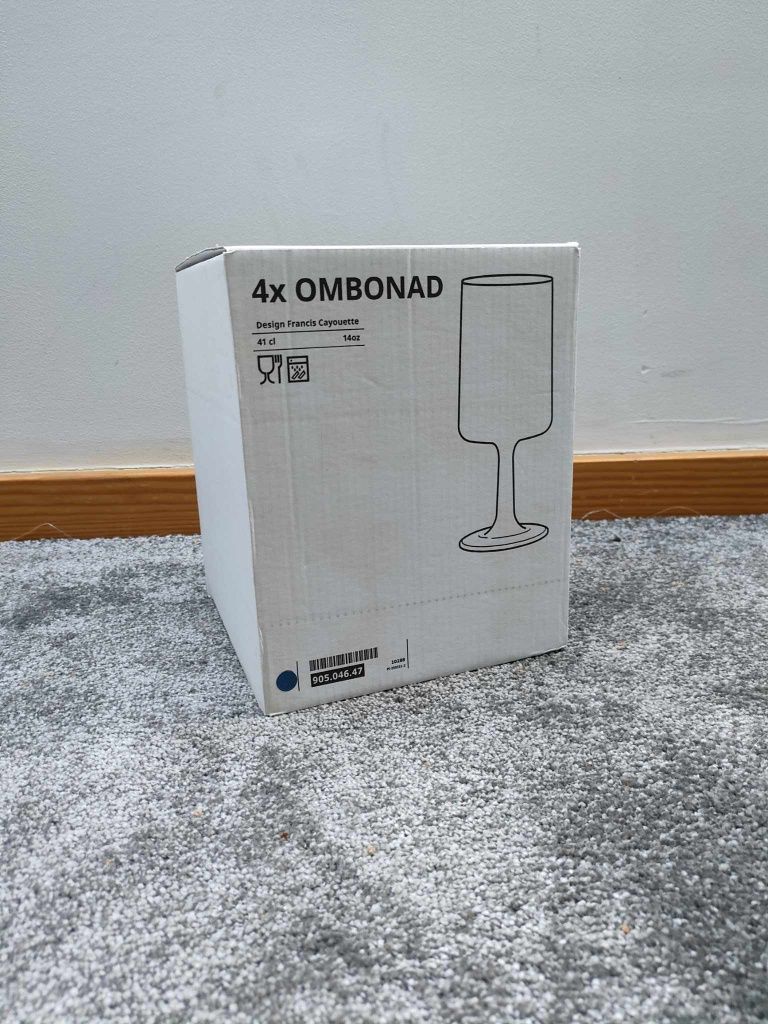 Nowe kieliszki IKEA Ombonad 8 szt.