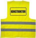 kamizelka odblaskowa, kamizelka z nadrukiem konserwator, konserwator