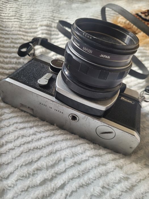 Aparat zabytkowy analogowy Ricoh Singlex TLS 1:2.8 f=55mm