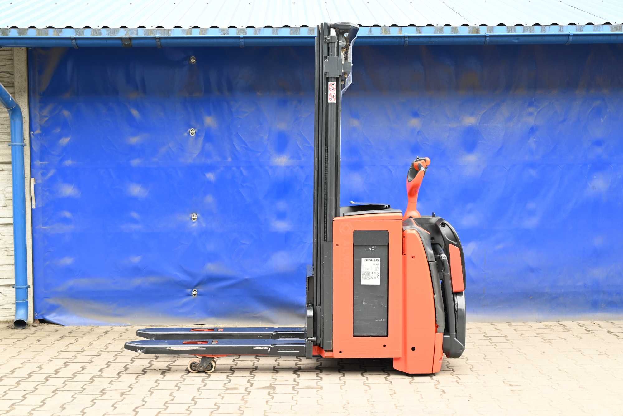 Paleciak elektryczny Linde L14 AP Triplex 480cm 2017rok FHP 373
