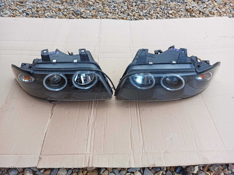 Lampy Lampa Lewa Prawa AUDI A4 B5 FL Lift 99-01.r SONAR Black Soczewka