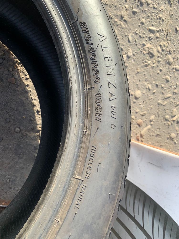 Шини 275/40 R20 Bridgestone 2020р літо 6мм