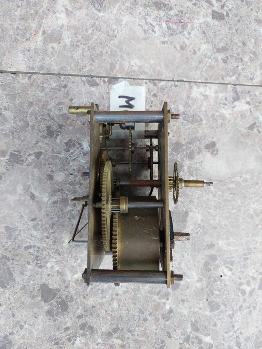 M084 Mechanizm starego zegara GB Gustav Becker P12 chodzik