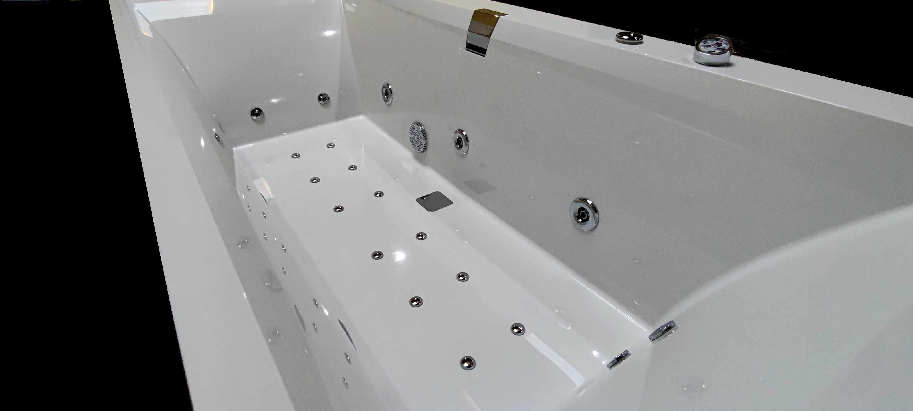 Wanna Villeroy&Boch Squaro 180x80 z hydromasażem