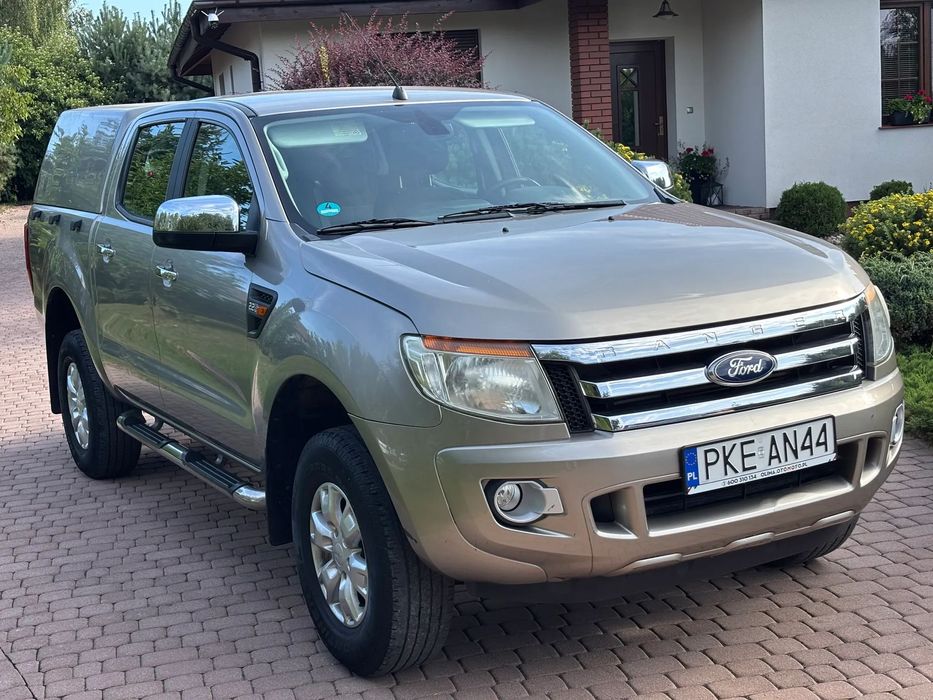 Ford Ranger *4x4*PickUp*XLT*5-osobowy*VAT23%*euro5*Klima*Hak 3,5t*serwis*z Niemiec