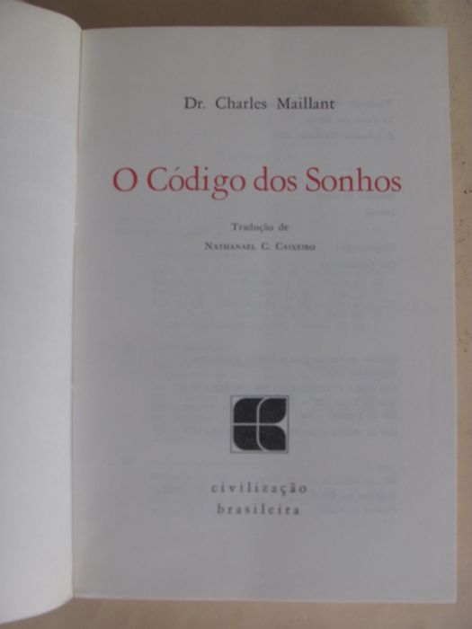 O Código dos Sonhos do dr. Charles Maillant