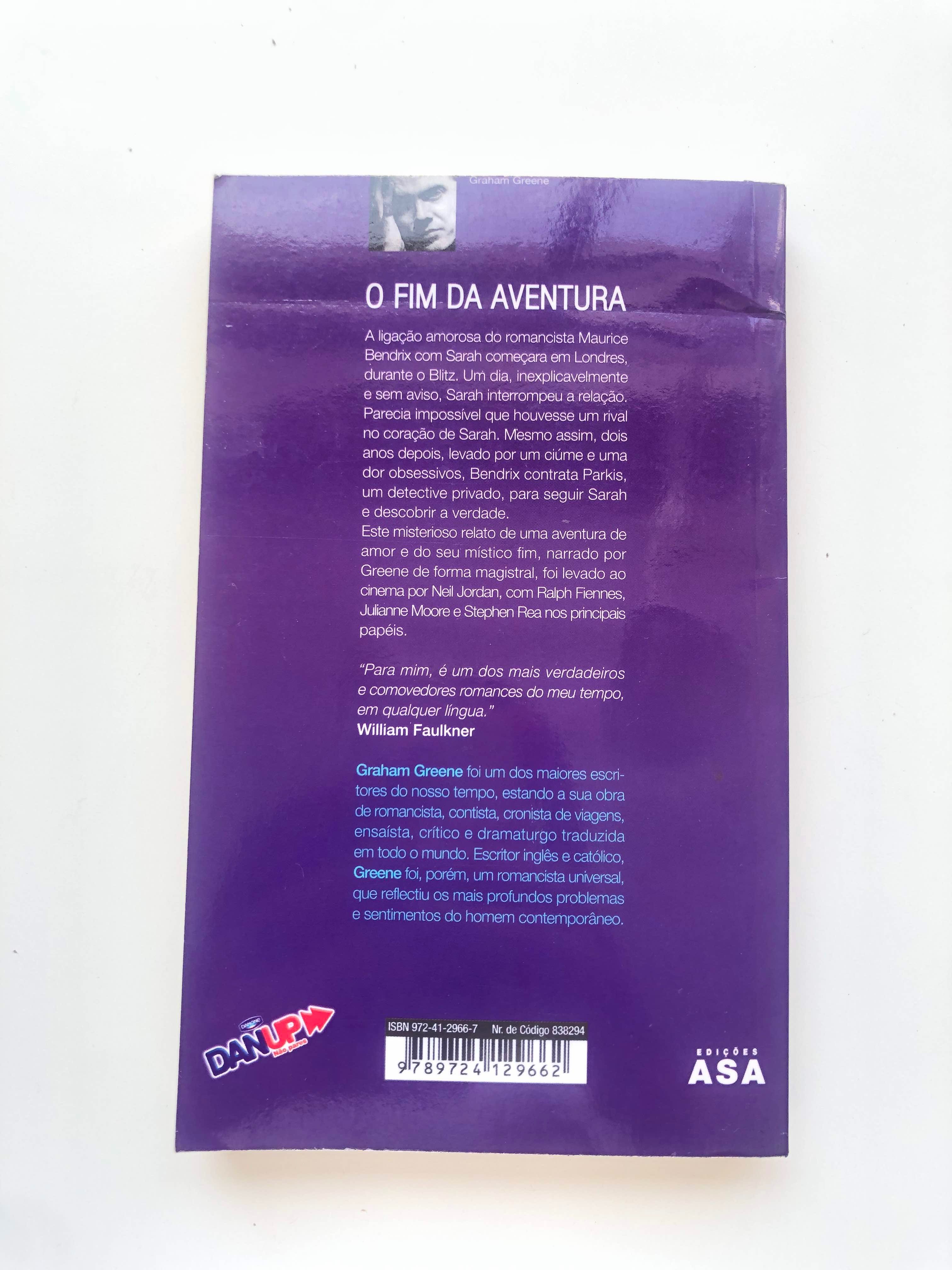 Livro "O Fim da Aventura" de Graham Greene (Portes Grátis)