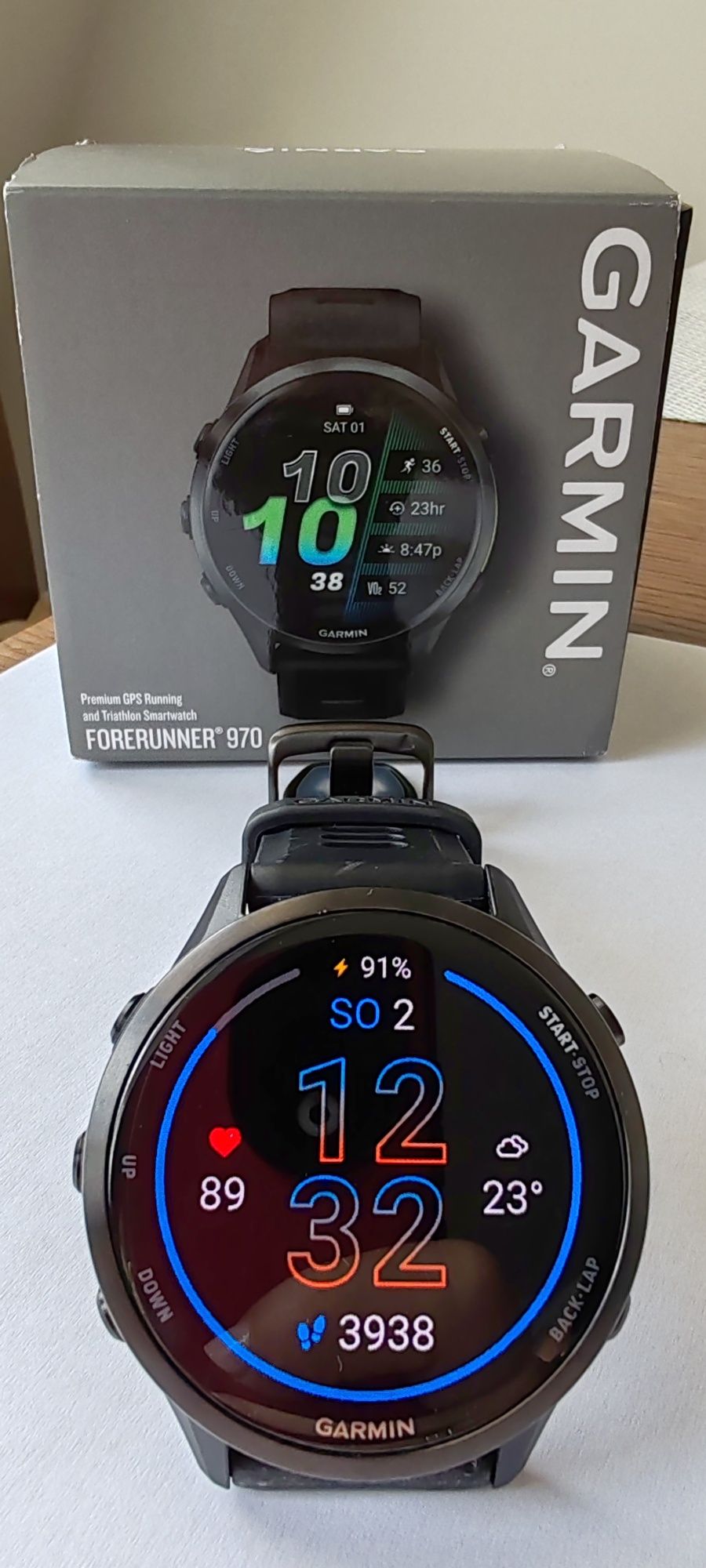 Garmin Forerunner 970 na gwarancji