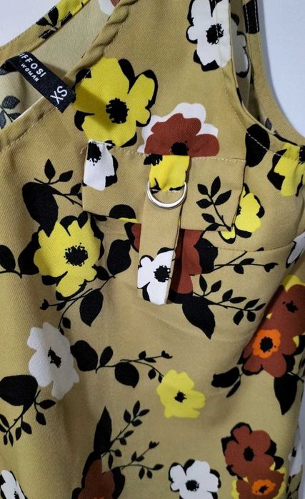 Top florido Tiffosi XS