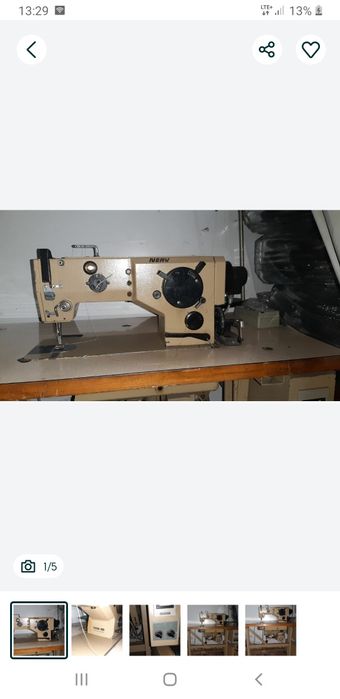 Maszyna do szycia Minerwa zygzak