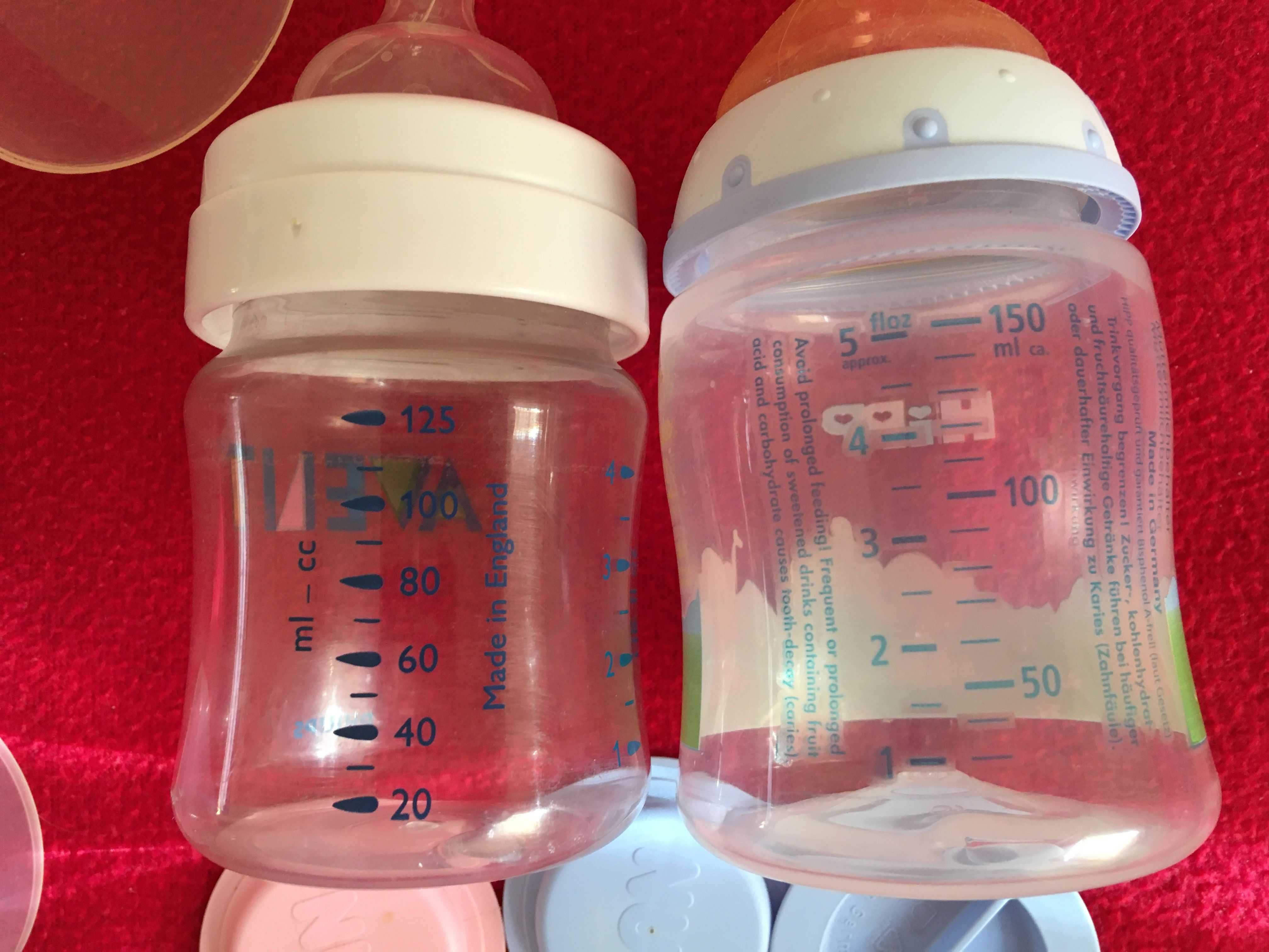 2 x butelki Avent, Hipp 125 i 150 ml + smoczki i gratis Nuk- niemowlak