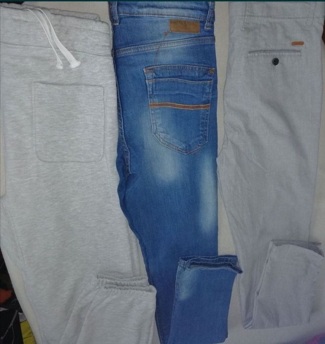 Zestaw 3 spodni Zara Man S/M