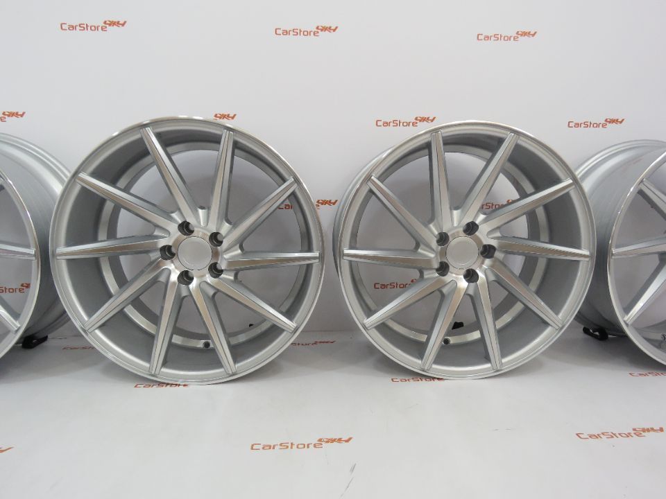 Jantes Estilo Vossen CVT 18 x 8 et35 5x100 Silver Machined
