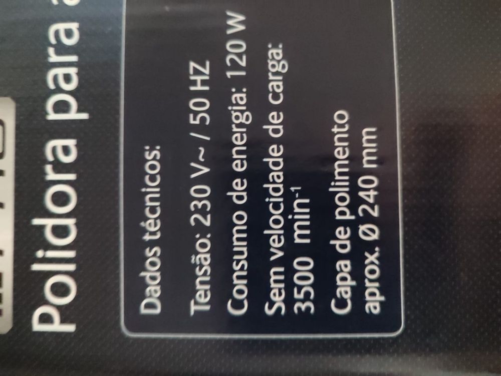Polidora de automovel