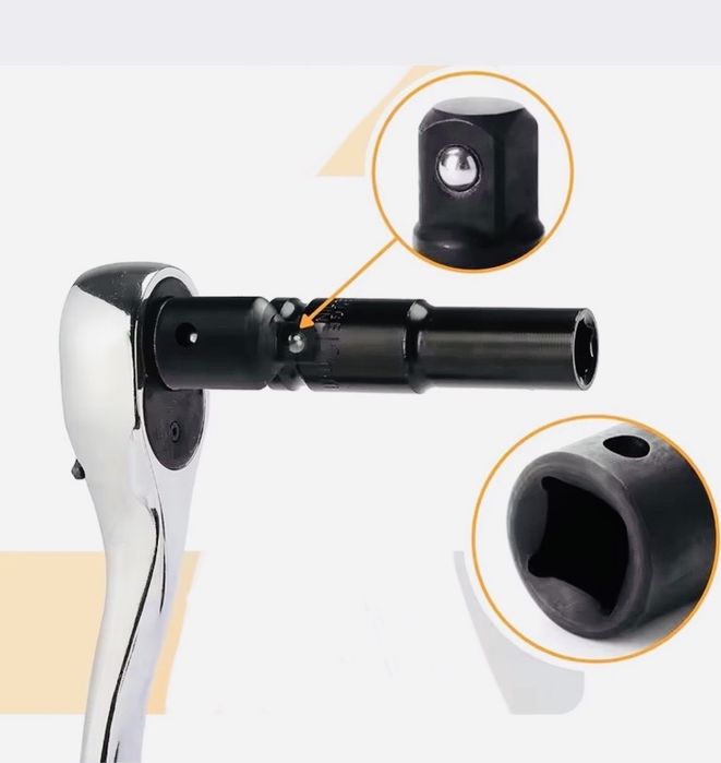 переходник присоединительного квадрата для гайкаверта воротка Набор 4ш