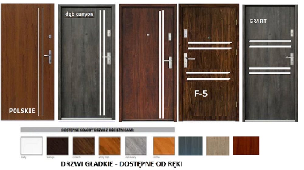 drzwi zewnętrzne z MONTAŻEM ,wejściowe-wyciszone ,METALOWE i drewnian
