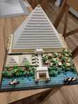 Piramida Cheopsa klocki nie lego Egipt budowla architecture