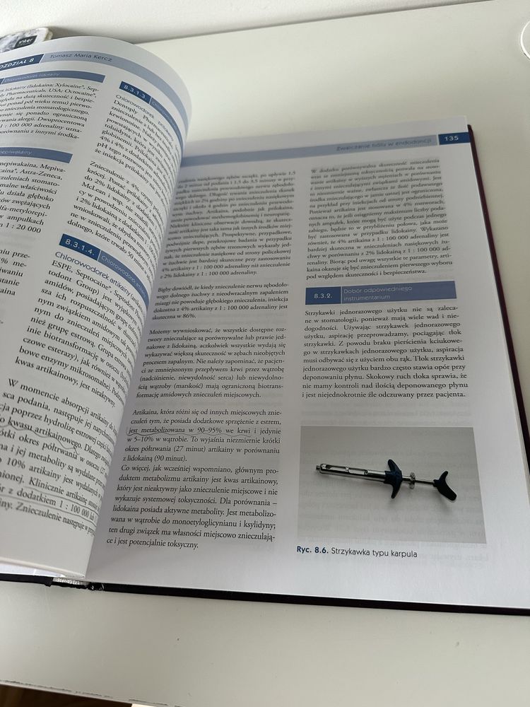 Biały Kruk książka współczesna endodoncja Arabska jak nowa