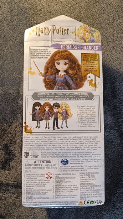 Nowa nieodpakowana Hermiona lalka 20cm Harry Potter Spin Master