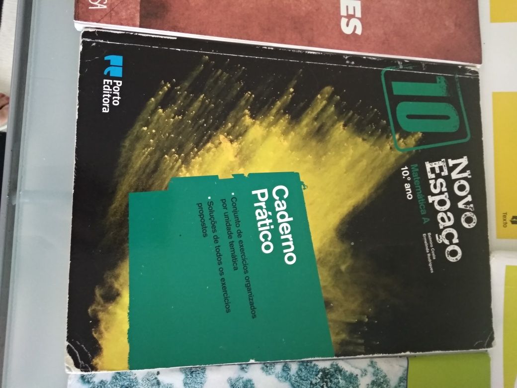 Cadernos de atividades 10 ano várias disciplinas