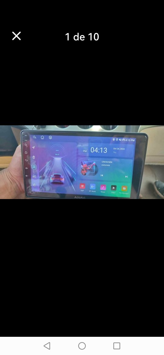 Radio android 9 polegadas para renault ou outros