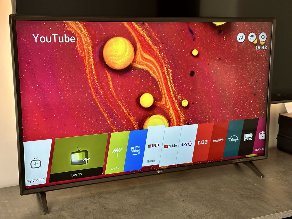 Telewizor Smart LG 43UJ6307 43 cale Smart Dvbt2 4K Netflix Youtube