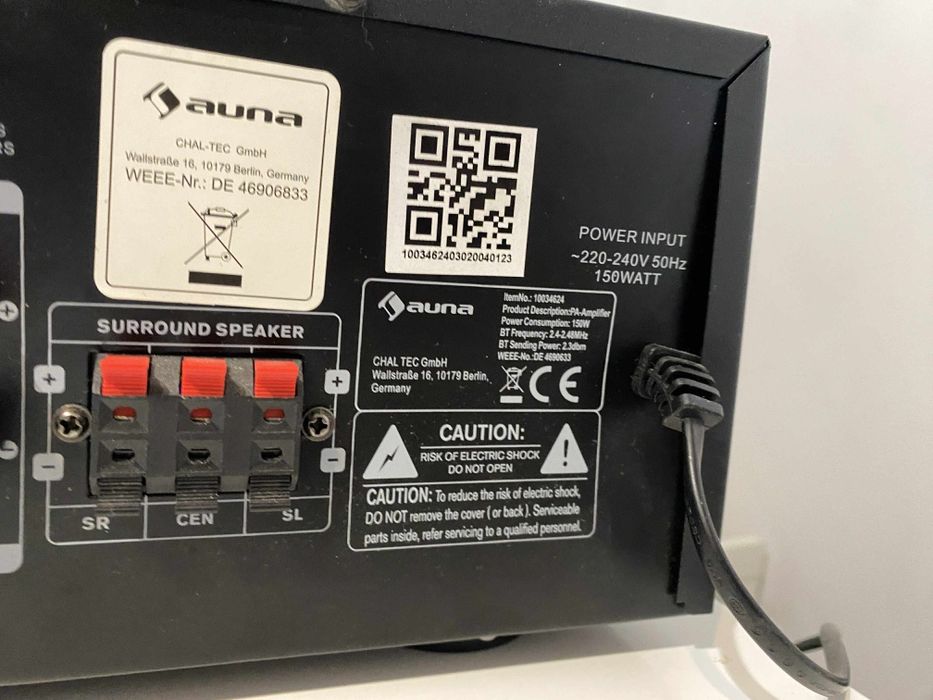 Wzmacniacz Auna AMP-3800 BT  / 5.0 HiFi Amplifier