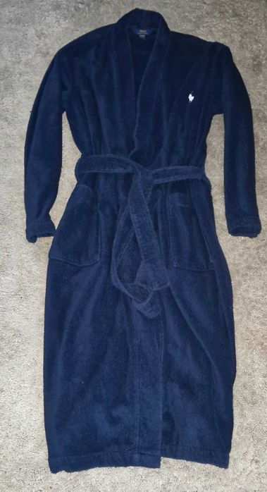 Szlafrok męski bawełniany RALPH LAUREN   L XL logo bdb