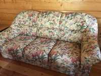Sofa 3-osobowa rozkładana z materacem do spania dla 2 osób