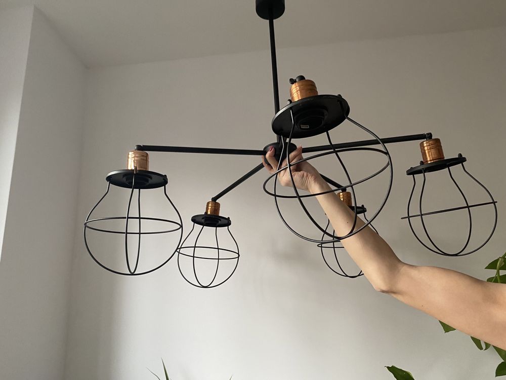 Lampa sufitowa 5 punktow