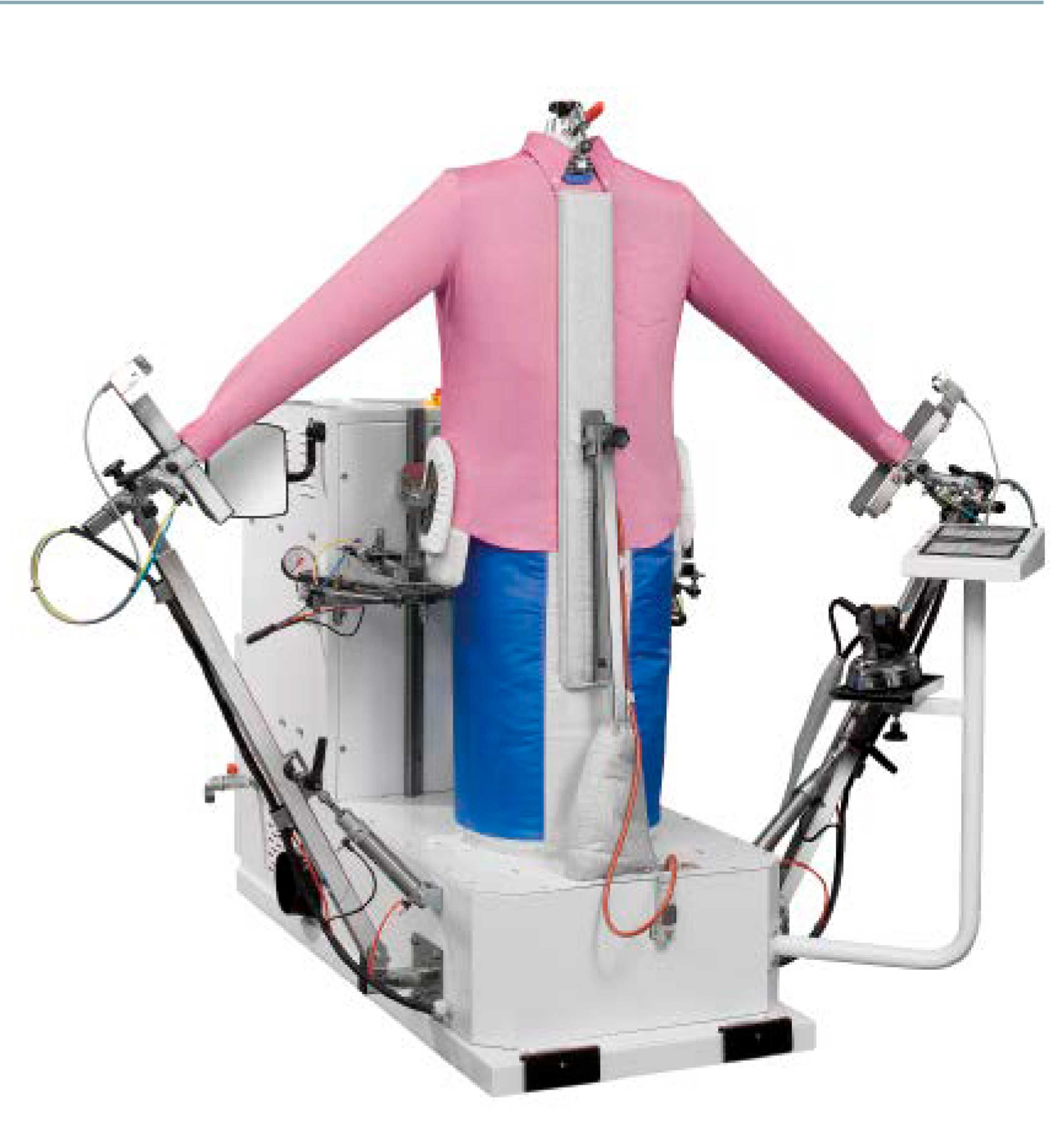 Manequim a vapor pneumático com
caldeira de 10 L