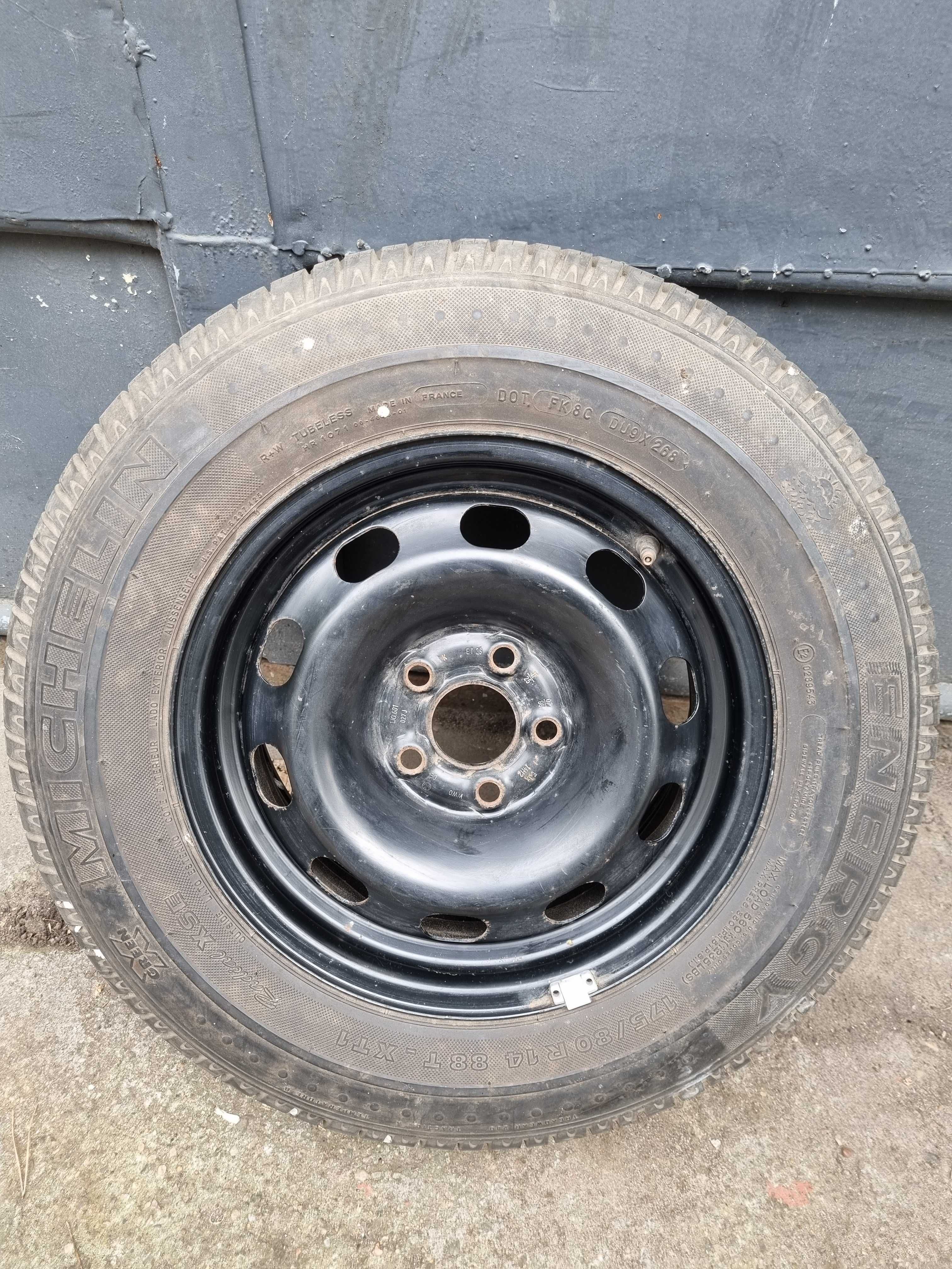 Koło 5x110 175/80/14 Michelin opony letnie, używane