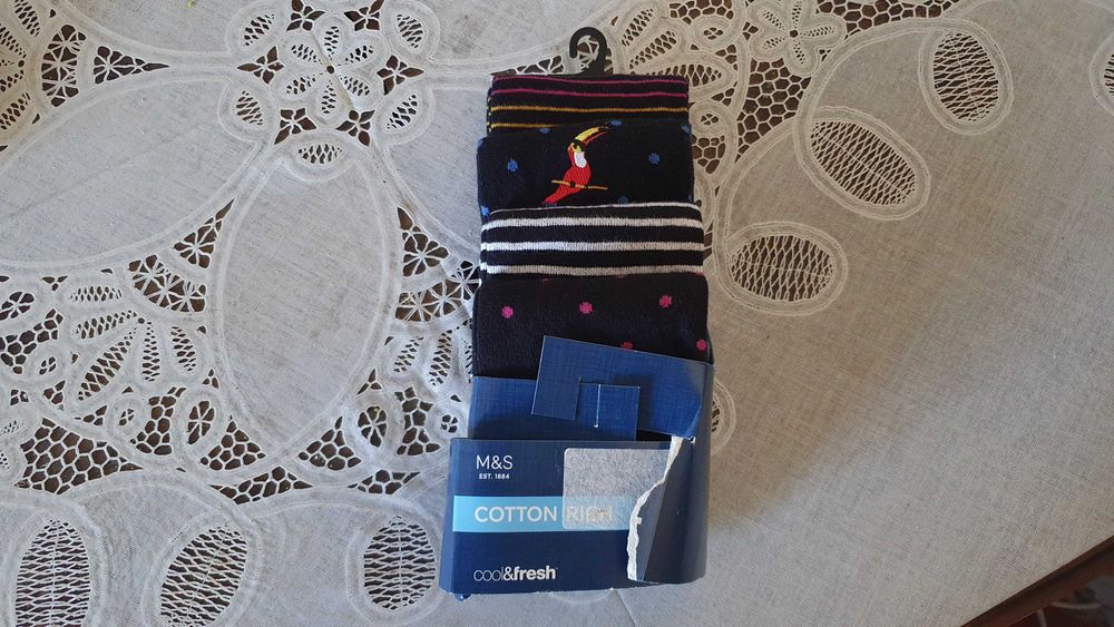 Комплект новых мужских носков 4 пары.