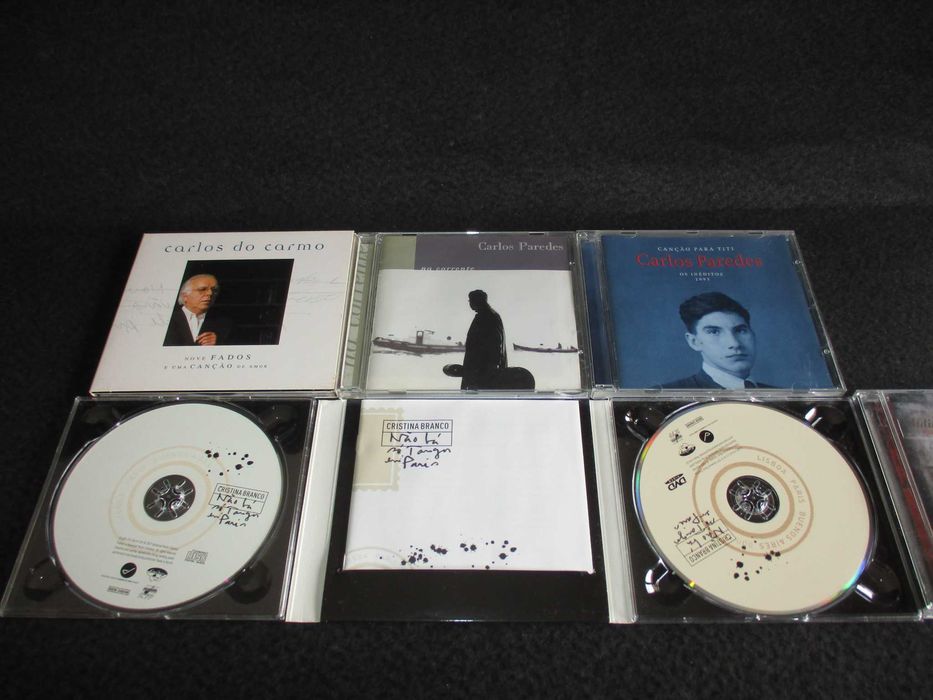 Colecção de CDs Fado Guitarra Portuguesa Carlos do Carmo Ana Moura