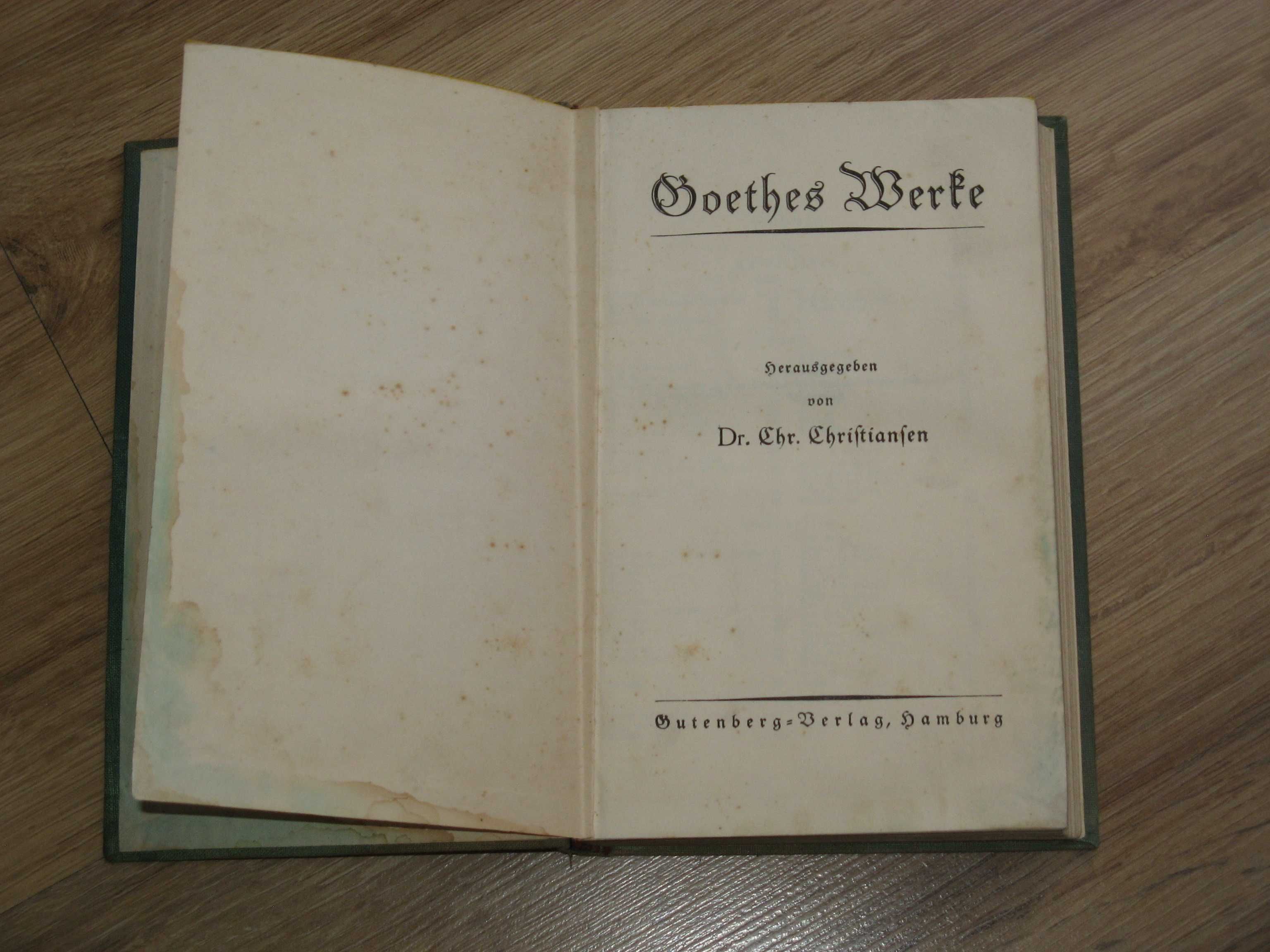 Goethes Werte  (tekst staroniemiecki)