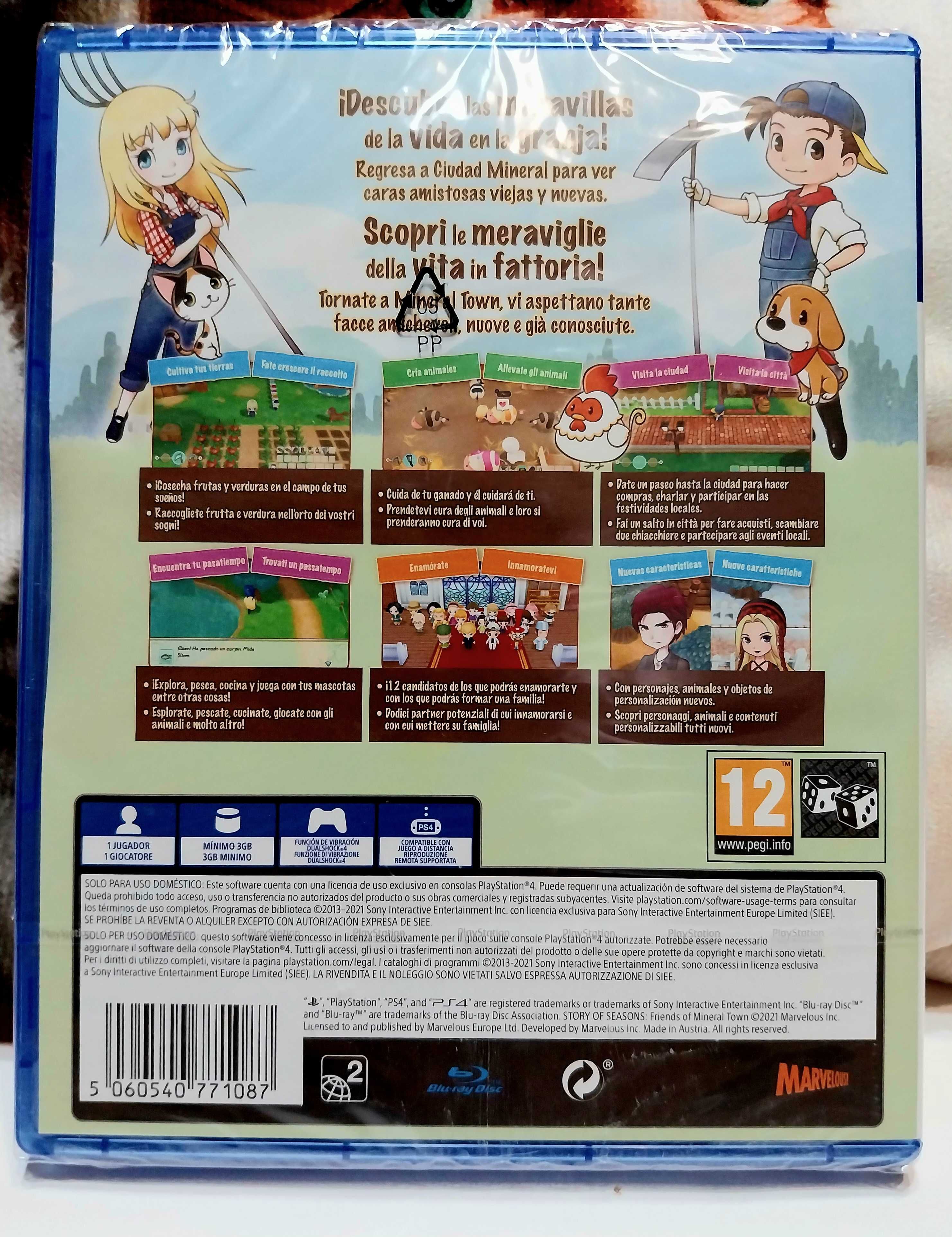 Story of Seasons: Friends of mineral Town NOVO PS4