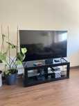Movel de TV Vidro Preto