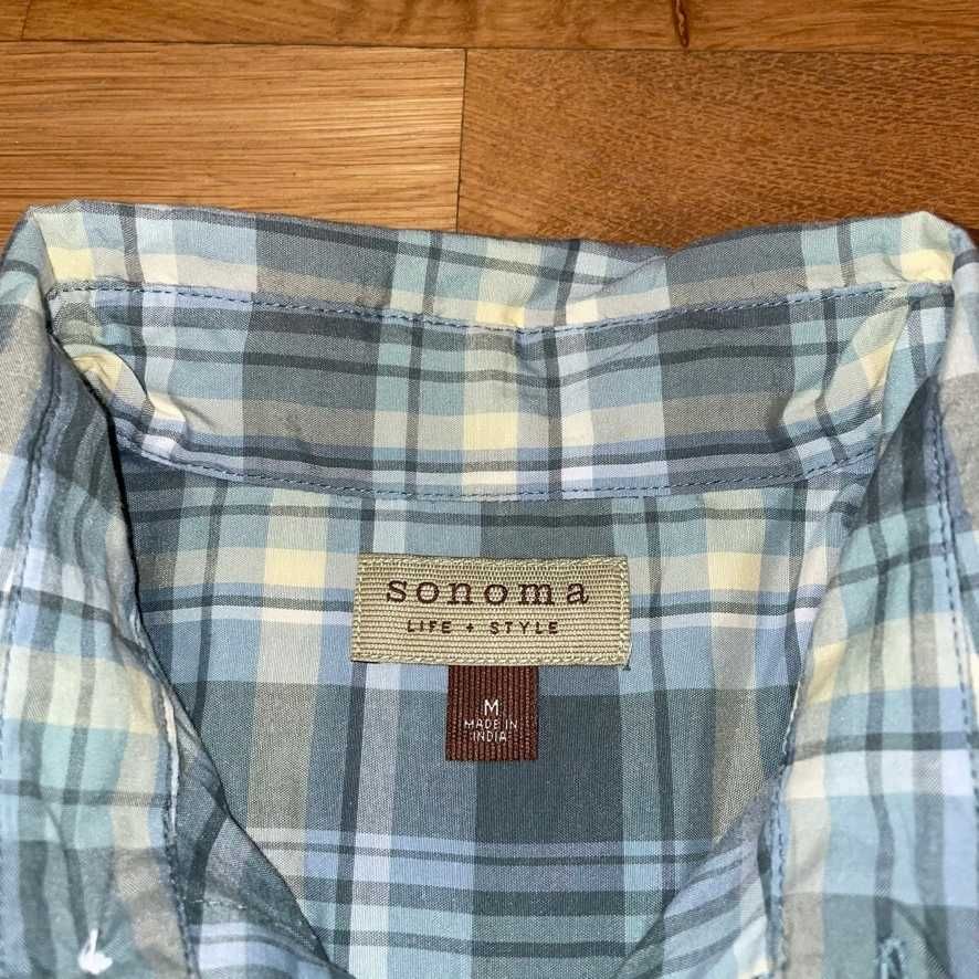 Sonoma Męska Modna Koszula Krata Rozm. M