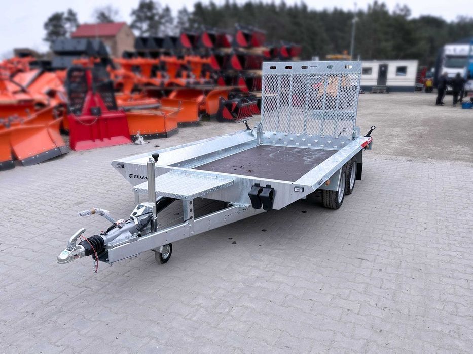 TEMARED BUILDER 3516/2 3,5T - Przyczepa pod minikoparkę, nowa, SOLIDNA