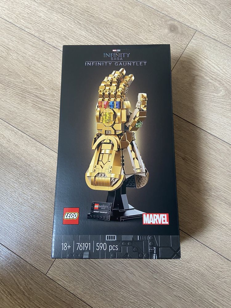 LEGO MARVEL 76191 Rękawica Thanosa (Ninjago, Harry Potter, Star Wars)