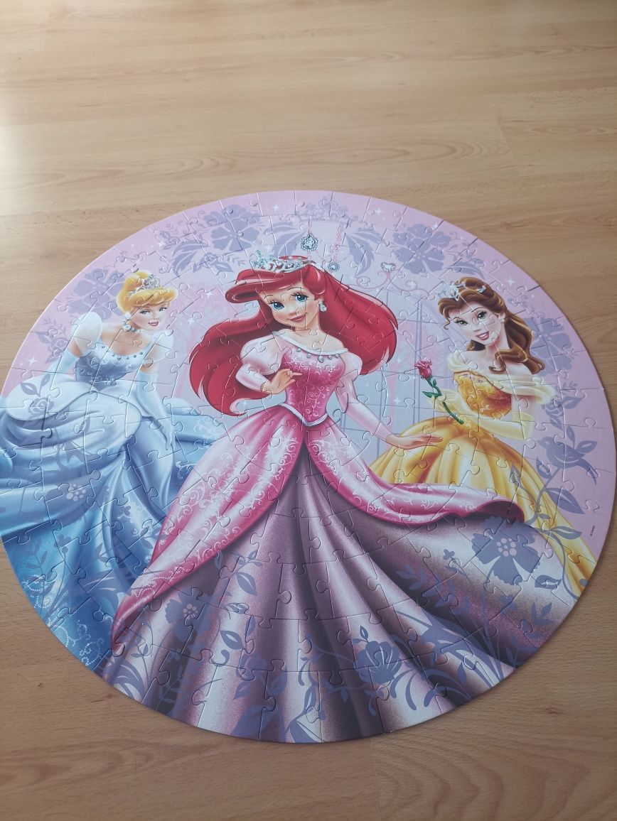 Puzzle okrągłe 150 elementów Trefl Disney Princess