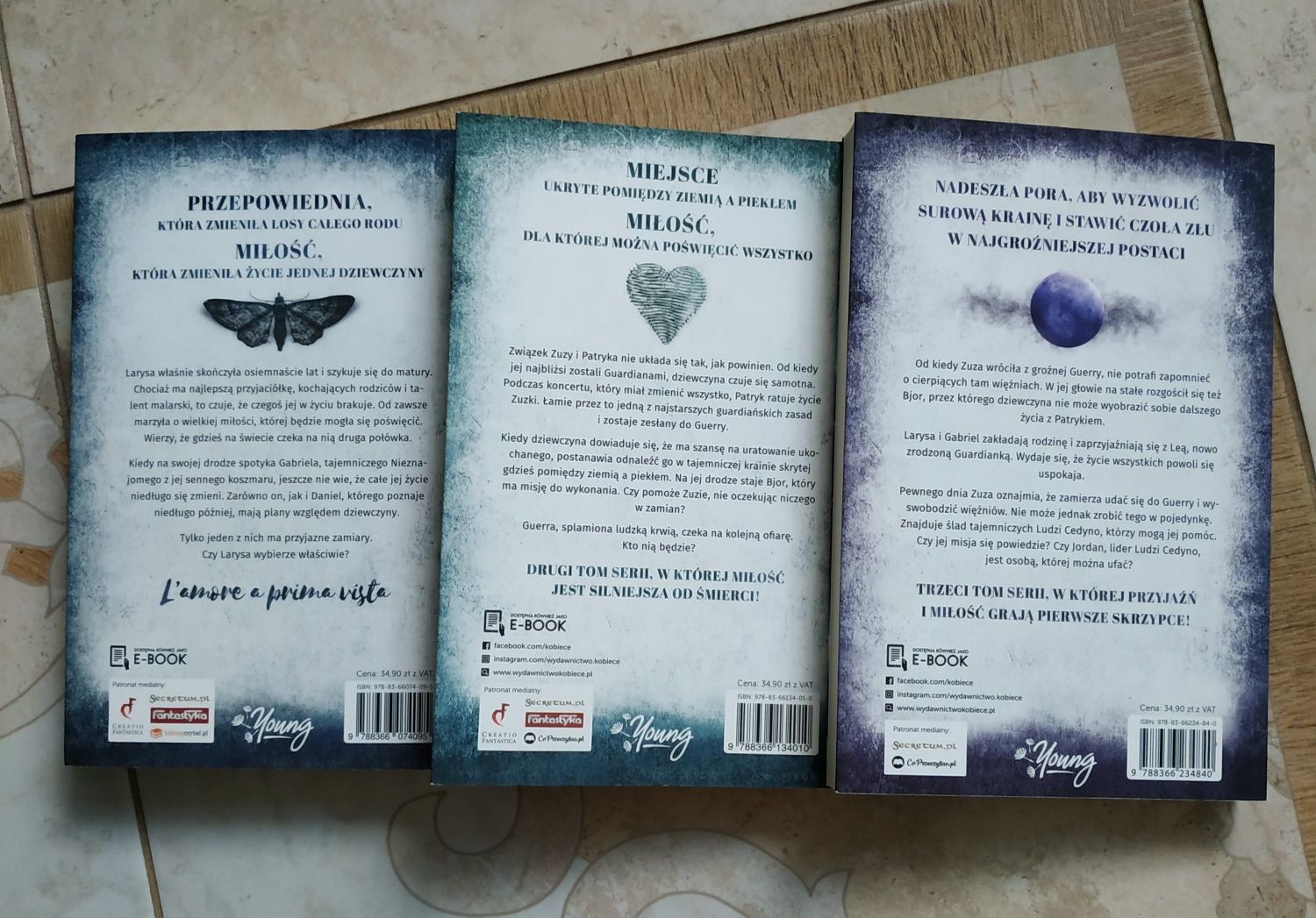 Seria WYSŁANNICY, Larista, Guerra, Cedyno - Melissa Darwood