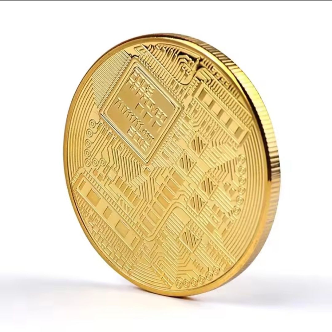 Moneta kolekcjonerska bitcoin