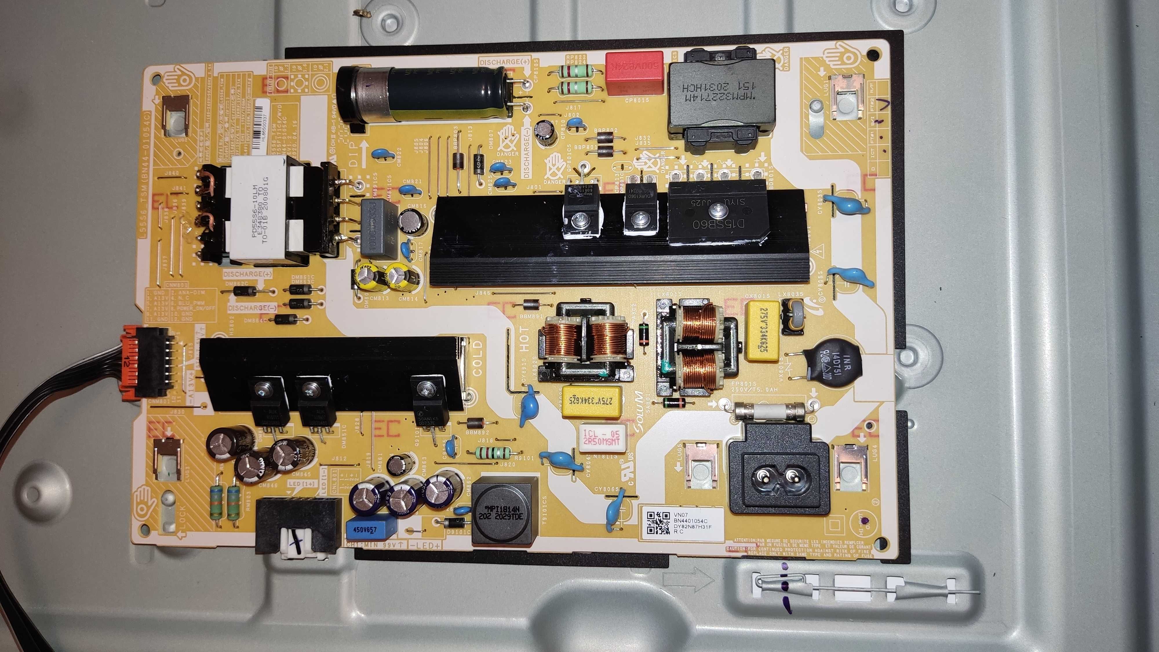 Płyta zasilająca telewizor Samsung 58 cali