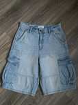 Baggy Шорти Pull Bear sk8 streetwear distressed vintage