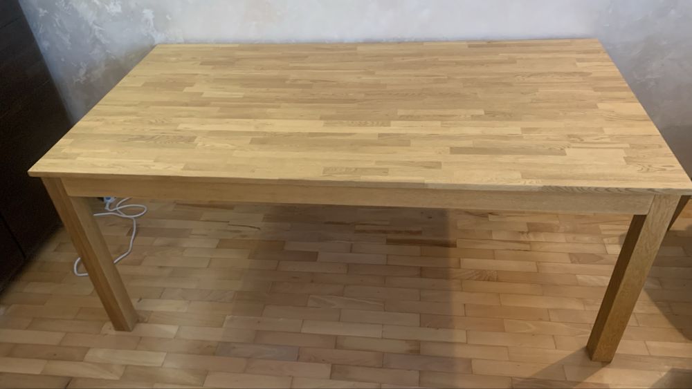 Stół dębowy lite drewno 96x190cm